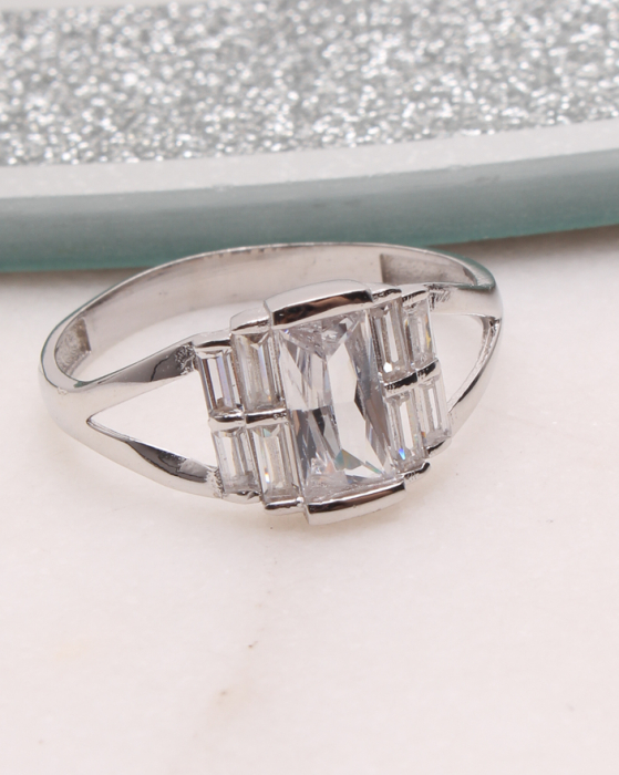 Inel argint si cubic zirconia, gr1.9 [1]