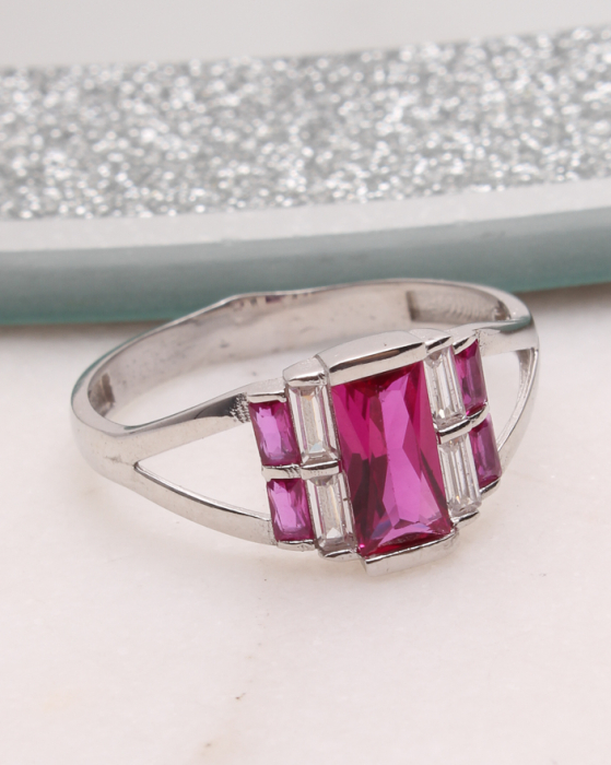 Inel argint si cubic zirconia, gr1.9 [1]