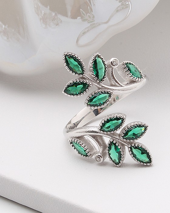 Inel argint si cubic zirconia cod 1-45435, gr3.9 [1]