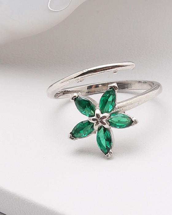 Inel argint si cubic zirconia cod 1-45438, gr2.4 [1]