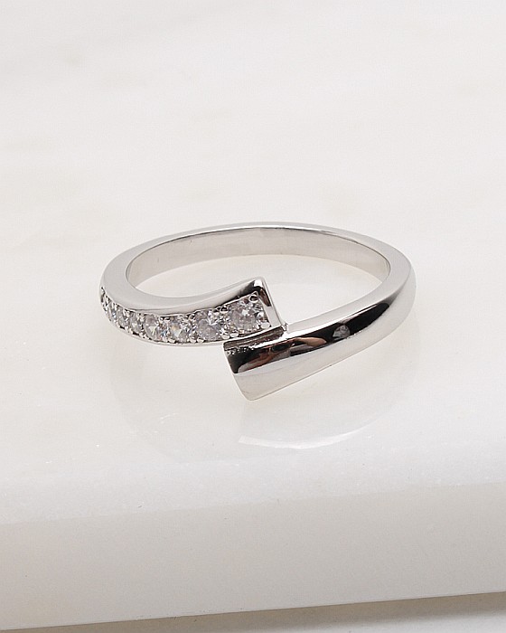 Inel argint si cubic zirconia cod 1-47557, gr3.1 [1]