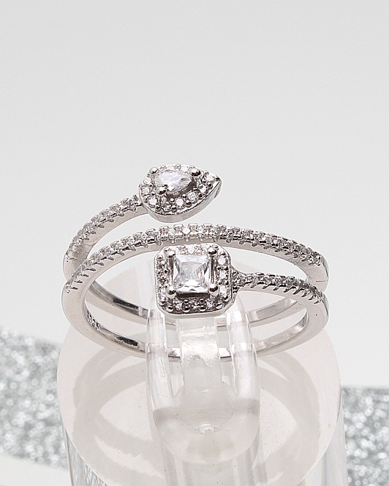 Inel argint si cubic zirconia cod 1-51202, gr3.3 [1]