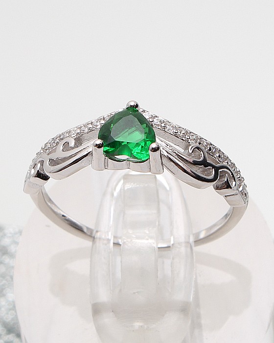Inel argint si cubic zirconia cod 1-51210, gr1.6 [1]