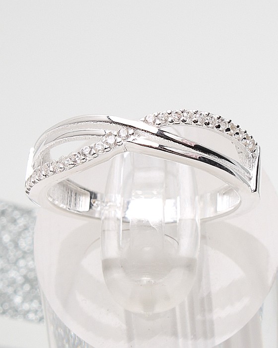 Inel argint si cubic zirconia cod 1-51283, gr2.5 [1]