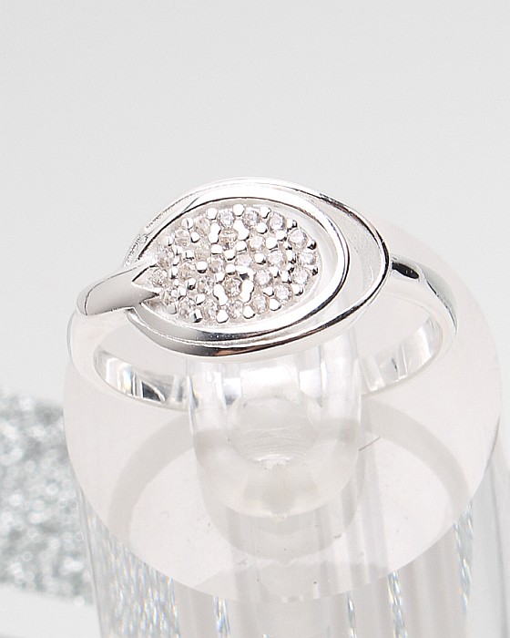 Inel argint si cubic zirconia cod 1-51294, gr2.5 [1]