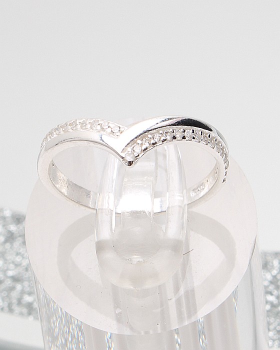 Inel argint si cubic zirconia cod 1-51298, gr1.6 [1]
