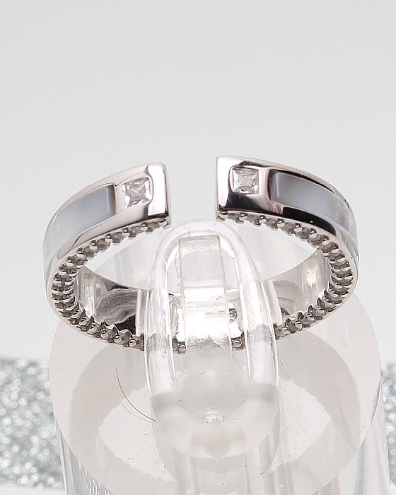Inel argint si cubic zirconia cod 1-51315, gr5.2 [1]