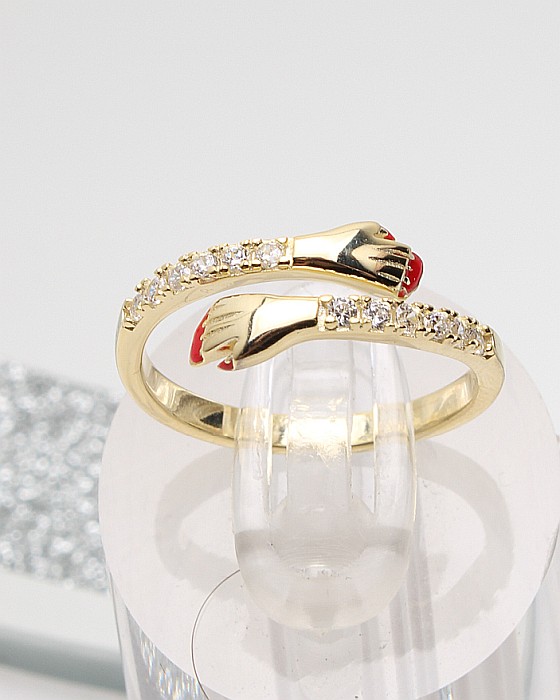 Inel argint si cubic zirconia cod 1-51329, gr2 [1]