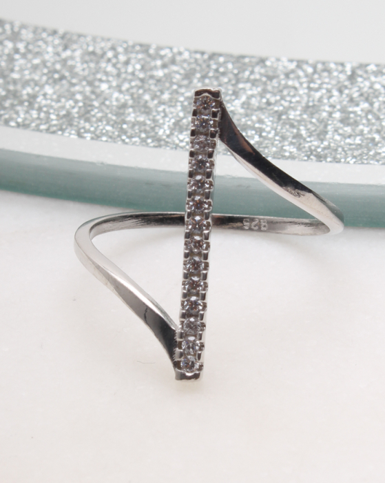 Inel argint si cubic zirconia, gr1.5 [1]