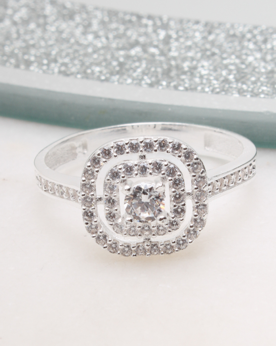 Inel argint si cubic zirconia, gr2.2 [1]