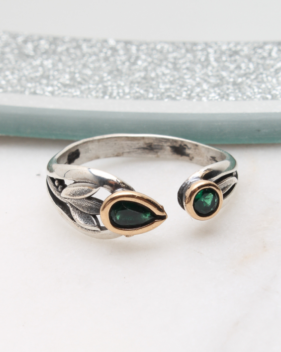 Inel argint si cubic zirconia, gr2.2 [1]