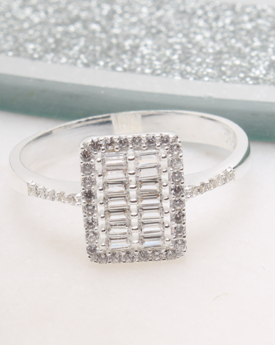 Inel argint si cubic zirconia, gr2 [1]