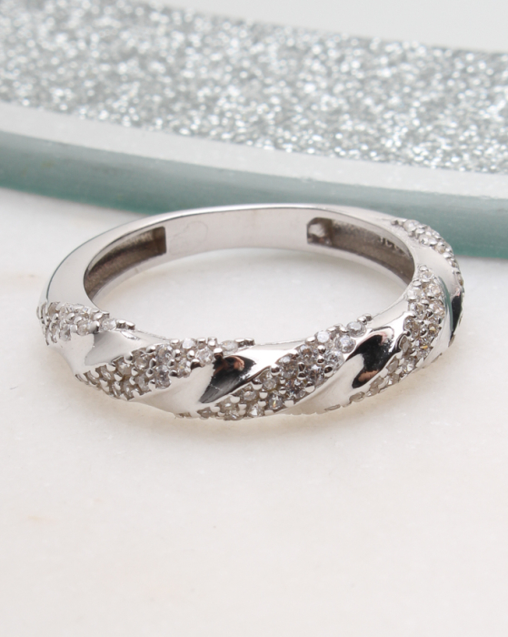 Inel argint si cubic zirconia, gr2.4 [1]