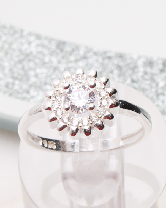Inel argint si cubic zirconia, gr2.5 [1]