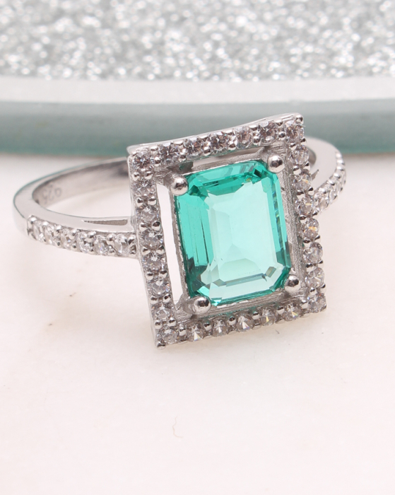 Inel argint si cubic zirconia, gr2.6 [1]