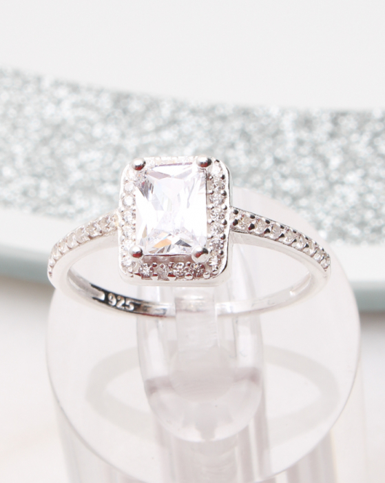 Inel argint si cubic zirconia, gr2.6 [1]