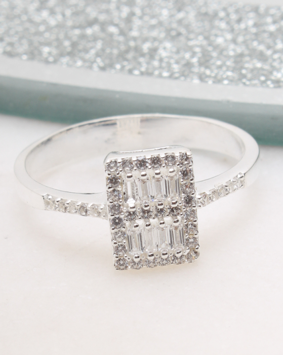 Inel argint si cubic zirconia, gr2 [1]