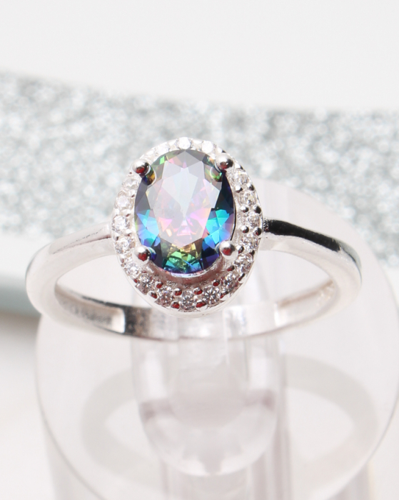 Inel argint si cubic zirconia, gr2.7 [1]