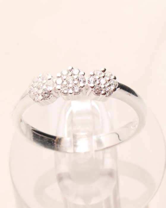 Inel argint si cubic zirconia, gr2 [1]