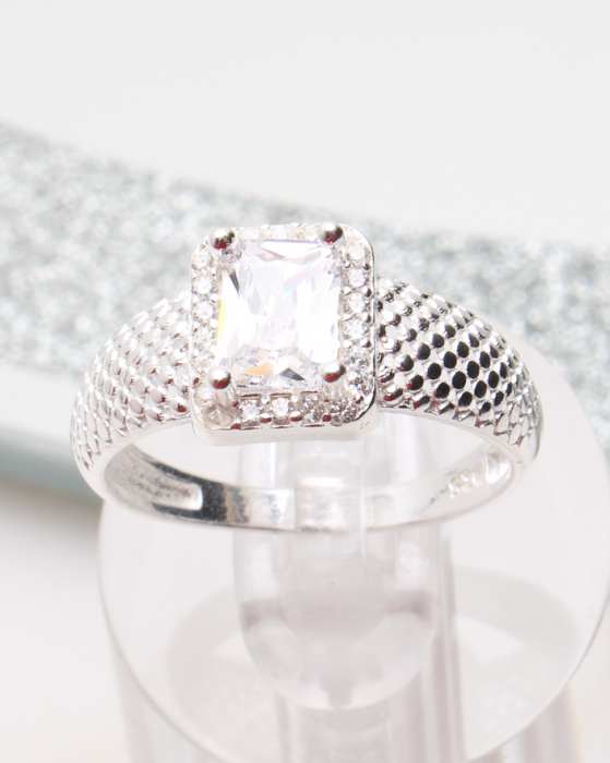 Inel argint si cubic zirconia, gr2.8 [1]