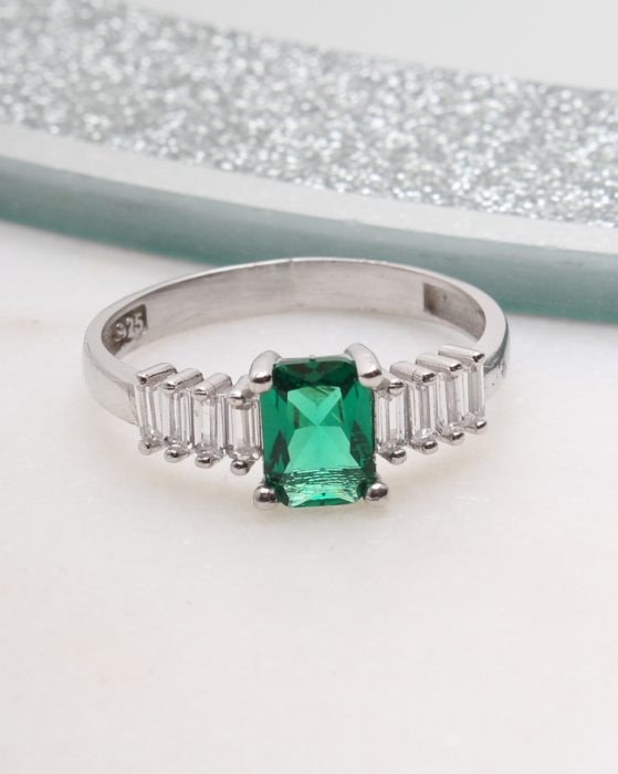 Inel argint si cubic zirconia, gr2 [1]