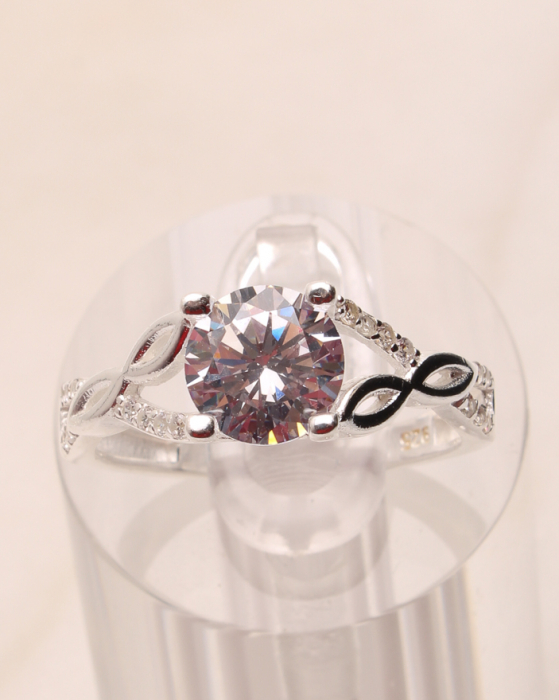 Inel argint si cubic zirconia, gr3.1 [1]
