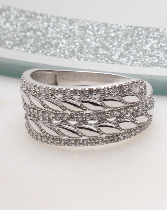 Inel argint si cubic zirconia, gr3 [1]