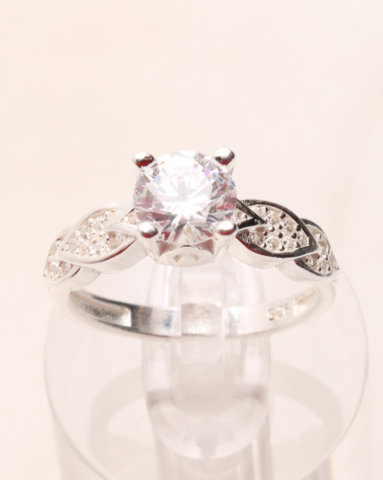 Inel argint si cubic zirconia, gr3.5 [1]