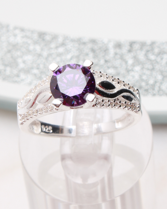 Inel argint si cubic zirconia, gr3.6 [1]