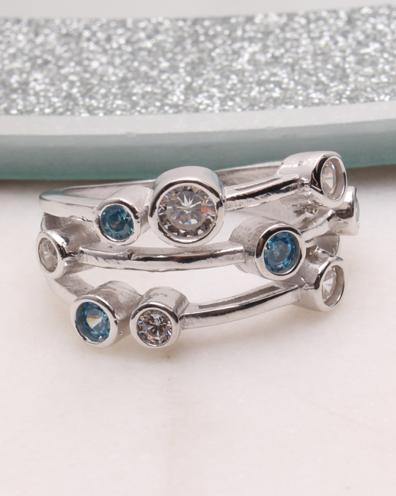 Inel argint si cubic zirconia, gr5.6 [1]