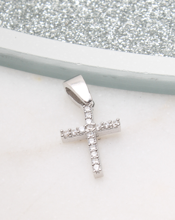 Pandantiv argint cruciulita sfintita. gr0.6 [1]