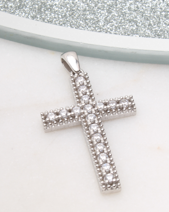 Pandantiv argint cruciulita sfintita. gr3.7 [1]