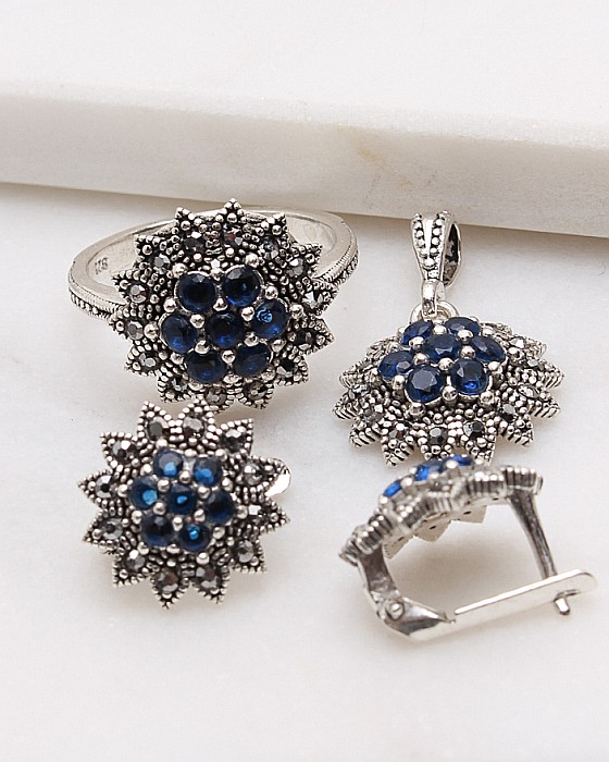 Set argint cu marcasite cod 3-48815, gr8.4 [1]