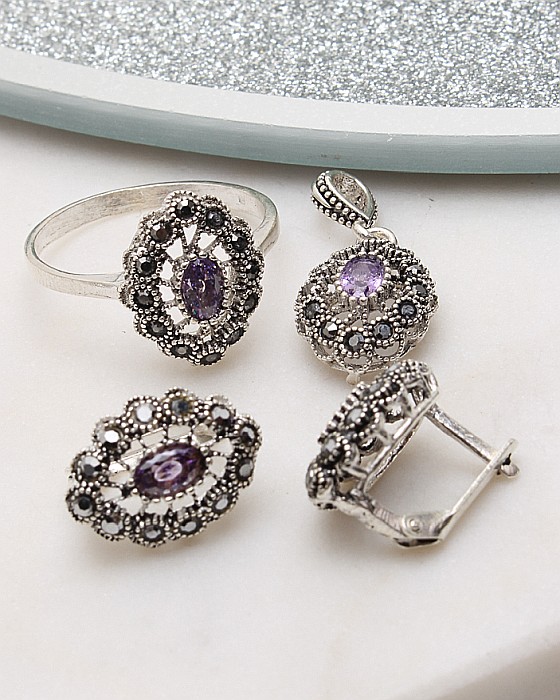 Set argint cu marcasite cod 3-51027, gr6.5 [1]