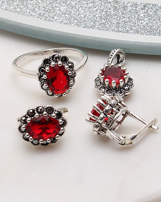 Set argint cu marcasite cod 3-51048, gr7.5 [1]