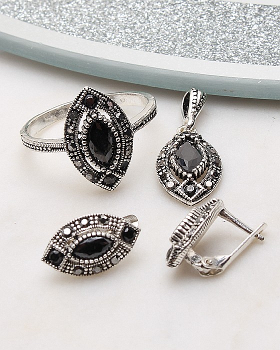 Set argint cu marcasite cod 3-51085, gr8.1 [1]