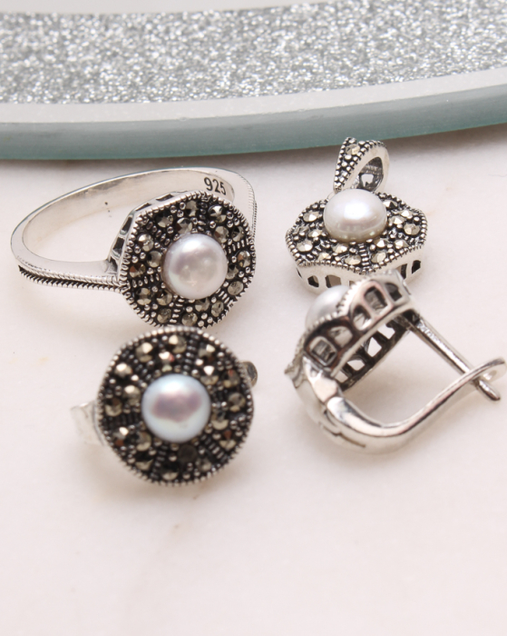 Set argint cu marcasite, gr9.7 [1]