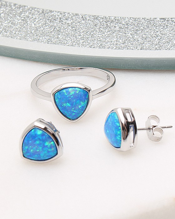 Set argint cu opal cod 3-50201, gr5.2 [1]