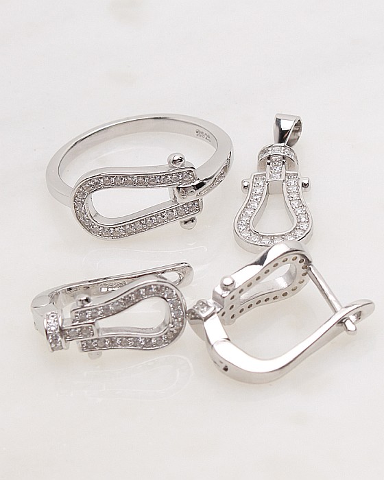 Set argint si cubic zirconia cod 3-48306, gr7.1 [1]