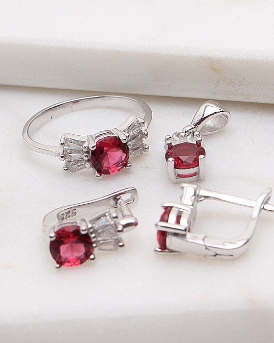 Set argint si cubic zirconia cod 3-48873, gr6.9 [1]