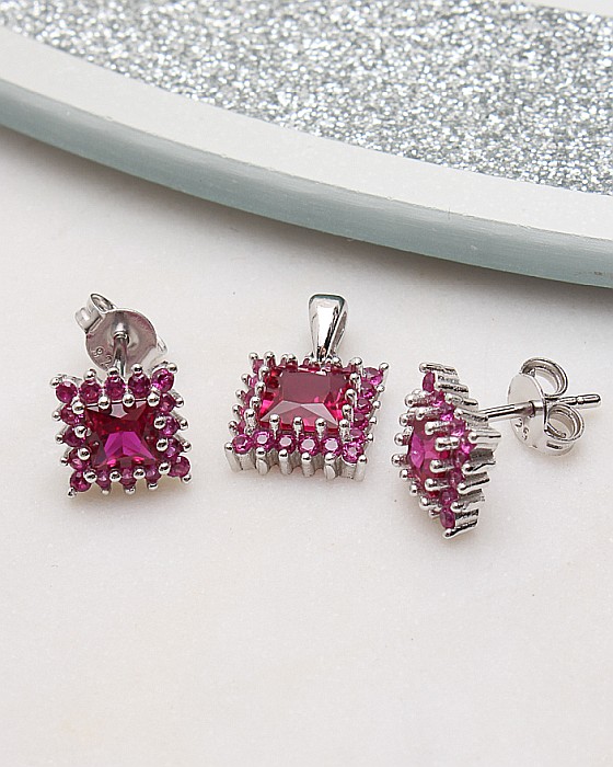 Set argint si cubic zirconia cod 3-50778, gr2.6 [1]