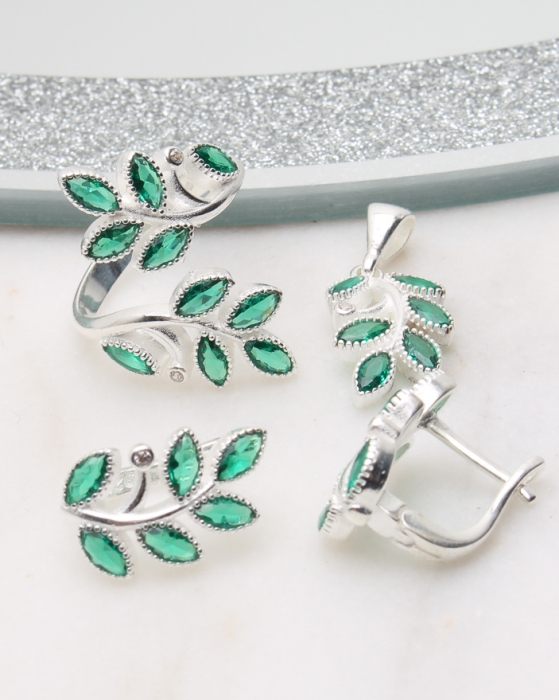 Set argint si cubic zirconia, gr11 [1]