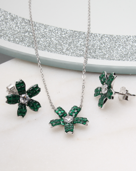 Set argint si cubic zirconia, gr5.5 [1]