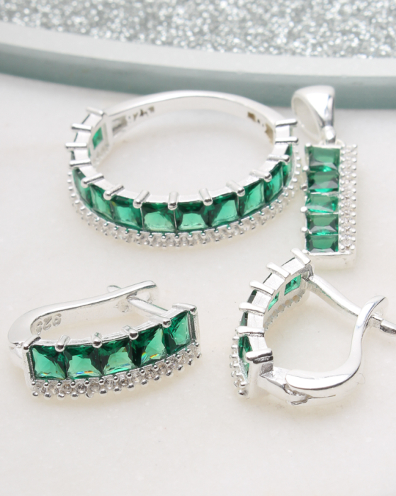 Set argint si cubic zirconia, gr7.4 [1]
