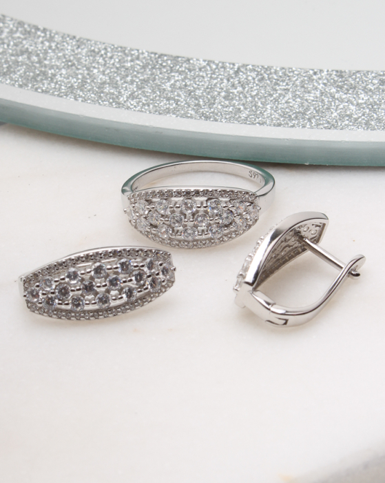 Set argint si cubic zirconia, gr7.4 [1]