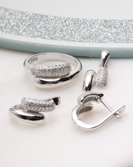 Set argint si cubic zirconia, gr7.4 [1]