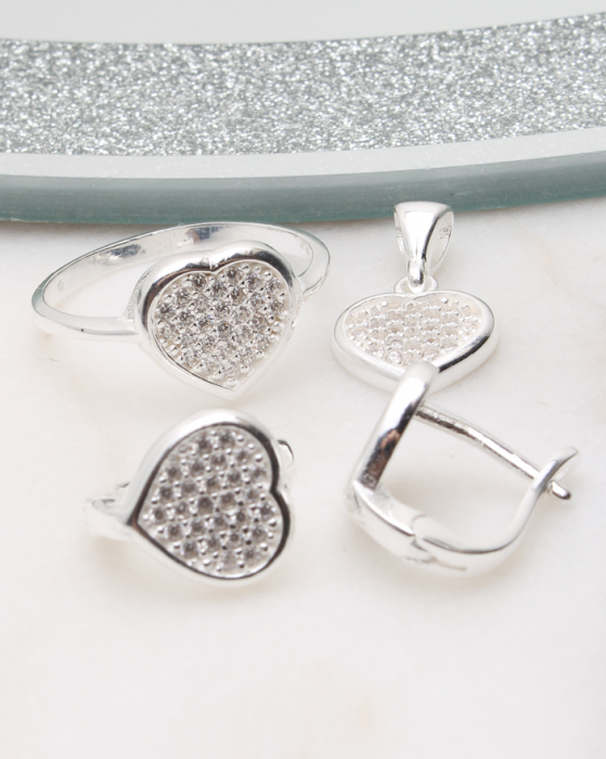 Set argint si cubic zirconia, gr7.5 [1]