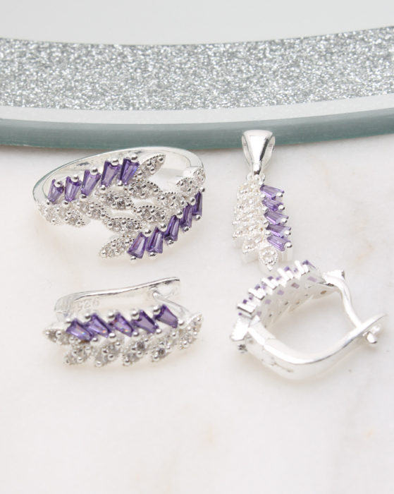 Set argint si cubic zirconia, gr9.5 [1]