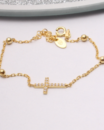 BRATARI ARGINT - Bratara argint cruciulita, gr1.5