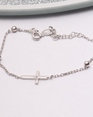 BRATARI ARGINT - Bratara argint cruciulita, gr1.6